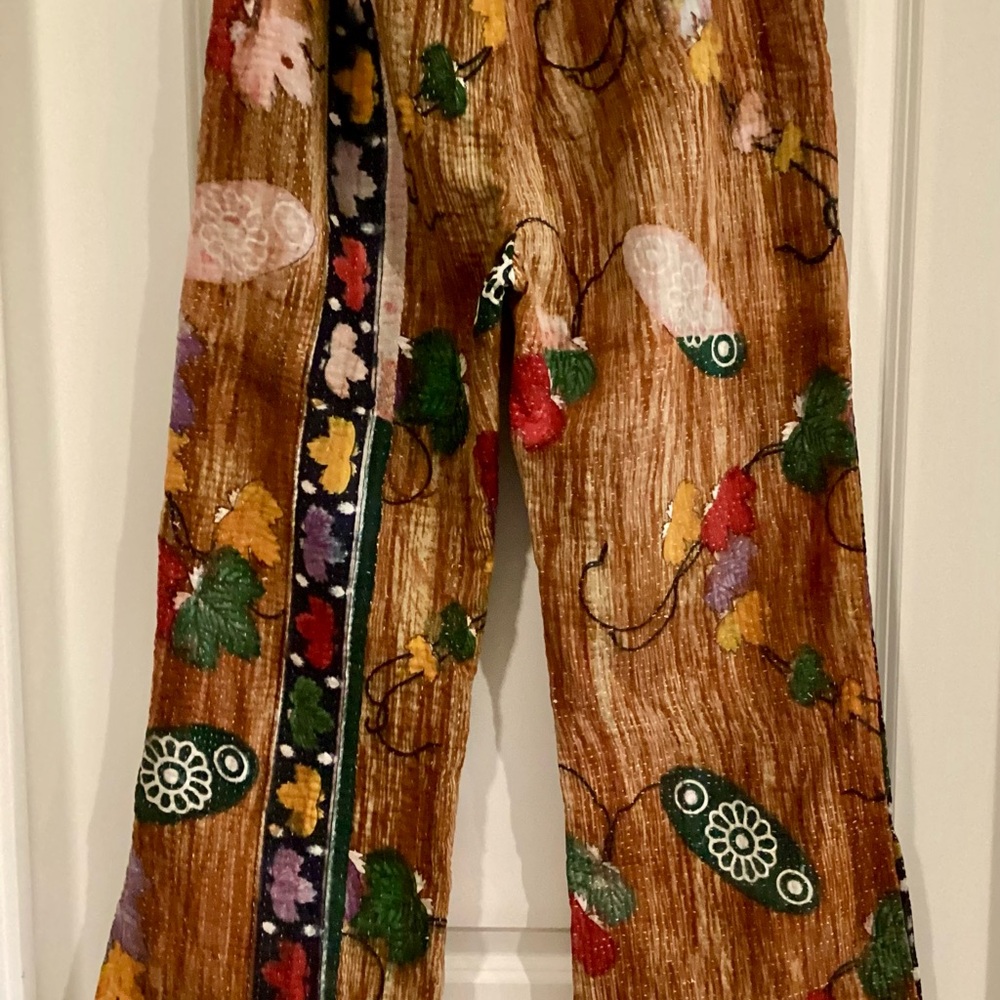 Floral Patterned Kantha Pants